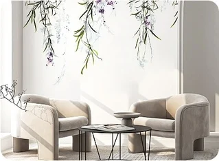 Hanging plant wallpaper